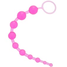 Buy X-10 Pink Jelly Anal Beads Online