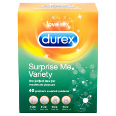 Buy Durex Surprise Me Variety 40 Pack Condoms Online