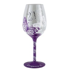 Buy Tallulah Chic Wine Glass  Age 21 Online