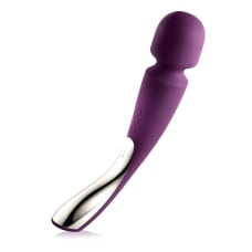 Buy Lelo Smart Wand Large Plum Rechargeable Vibrator Online