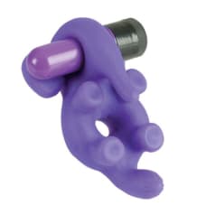 Buy Lilac Ele Vibrating Cock Ring Online