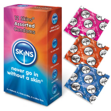 Buy Skins Condoms Assorted 12 Pack Online