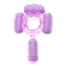 Buy Humm Dinger Super Quad Vibrating Cock Ring Purple Online