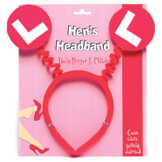 Buy Hens L Plates Headband Online