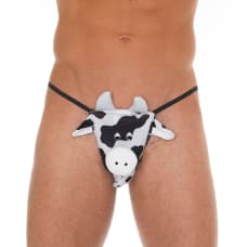 Buy White Cow Novelty GString Online