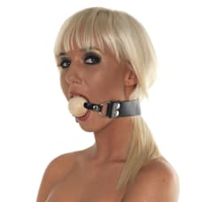 Buy Leather Gag with Wooden Ball Online