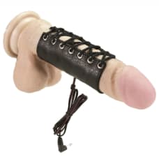 Buy Leather Electro Sex Cock Sleeve Online