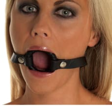 Buy Black Leather Mouth Gag With O Ring Online