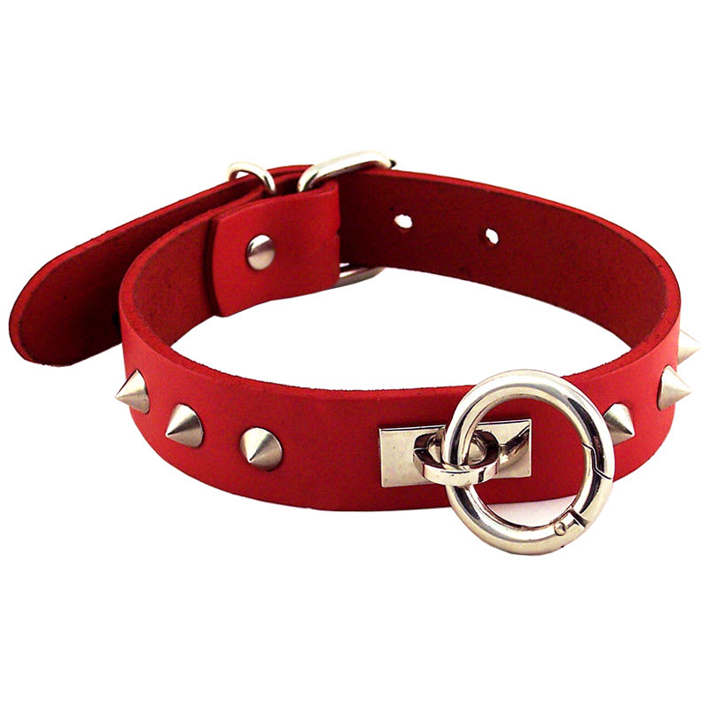 Thumb for main image Rouge Garments Red Studded ORing Studded Collar