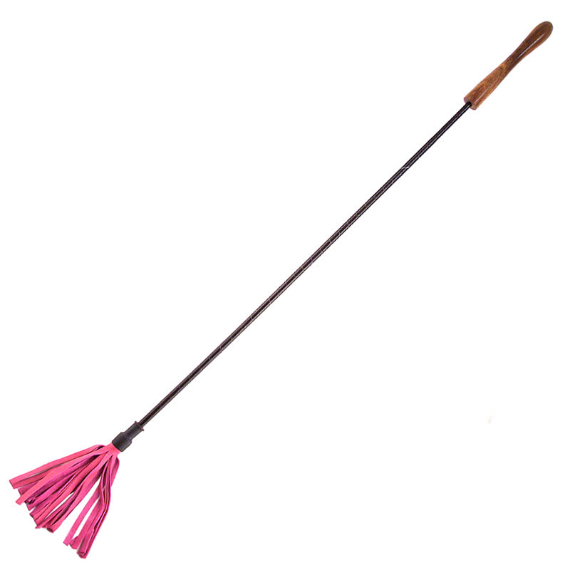 Thumb for main image Rouge Garments Riding Crop with Wooden Handle Pink