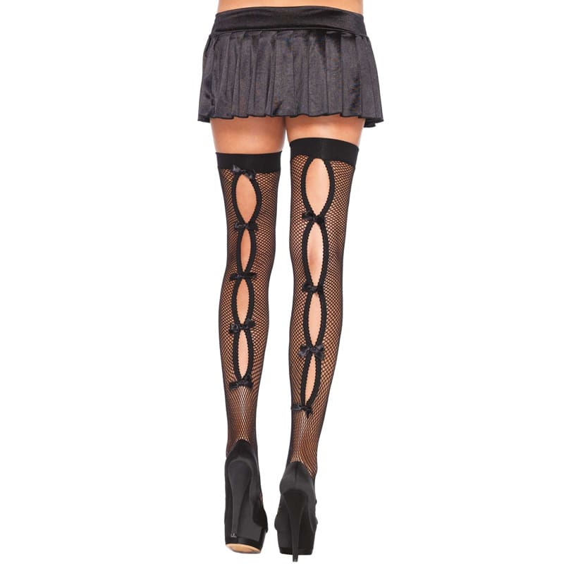 Thumb for main image Leg Avenue Keyhole Backseam Thigh Highs