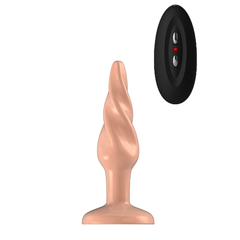 Thumb for main image Bottom Line Model 5  5 Inch Flesh Vibrating Butt Plug