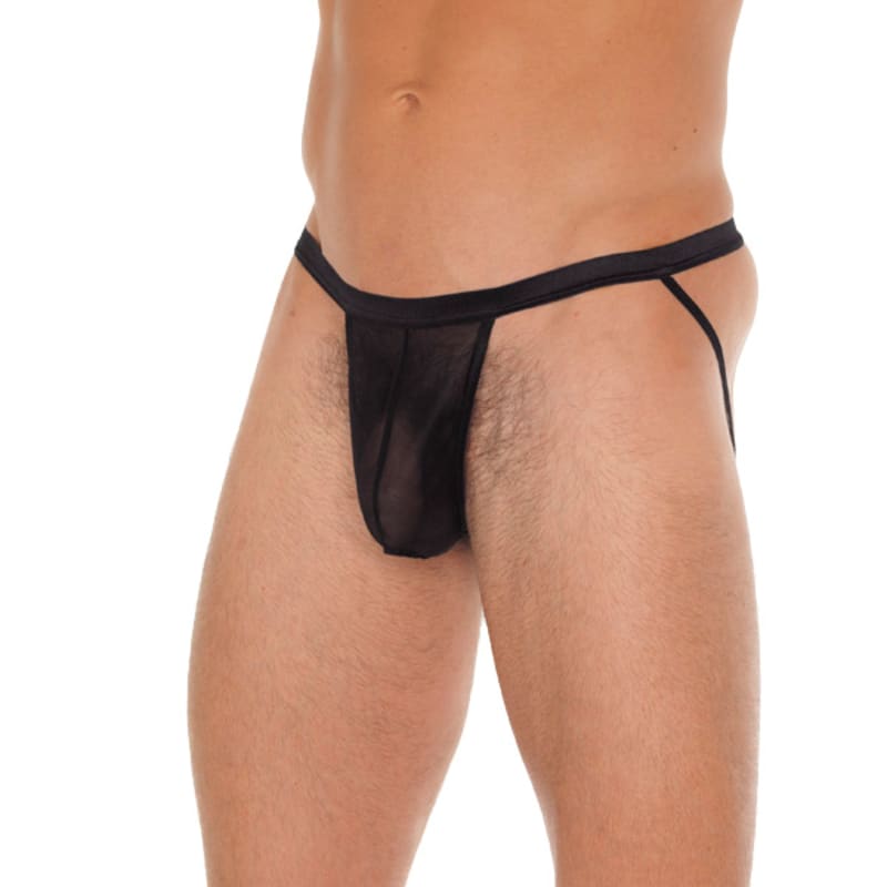 Thumb for main image Mens Black Pouch With Jockstraps