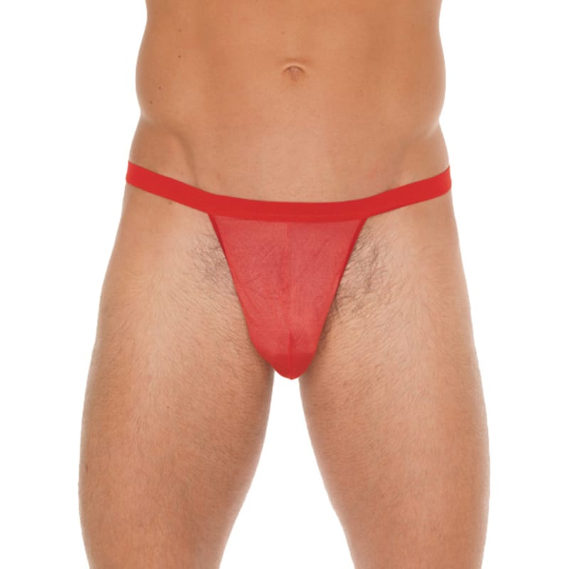 Thumb for main image Mens Red Mesh GString