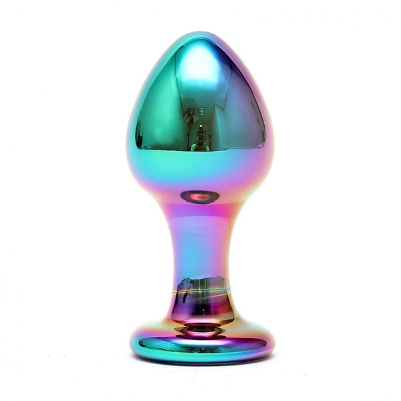 Thumb for main image Sensual Multi Coloured Glass Melany Anal Dildo