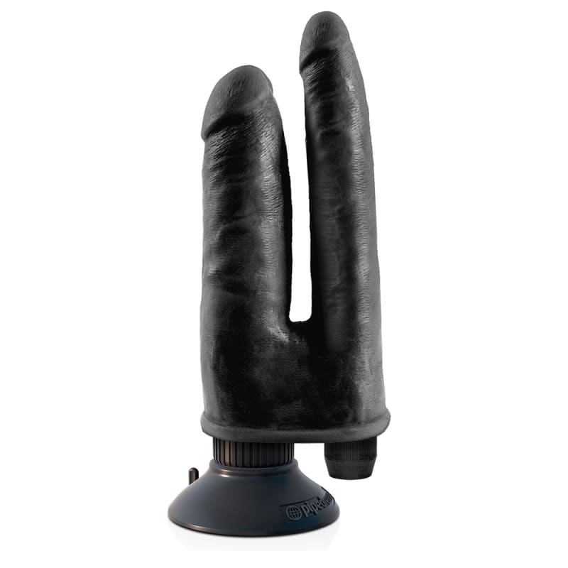 Thumb for main image King Cock Dildo Vibrator Double Penetrator Black