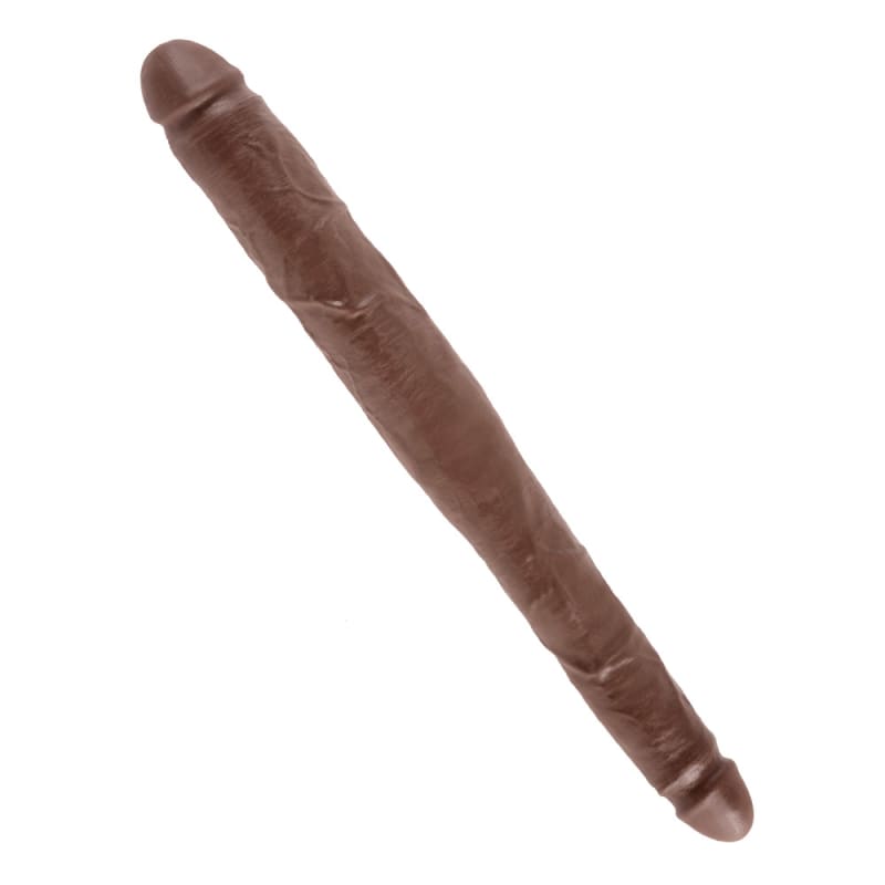 Thumb for main image King Cock 16 Inch Tapered Double Dildo Brown