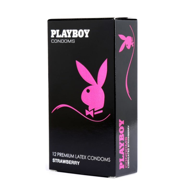 Thumb for main image PlayBoy Strawberry Condoms 12 Pack