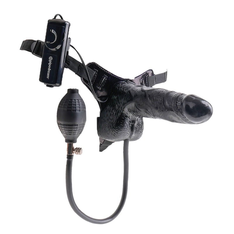 Thumb for main image Fetish Fantasy Series Inflatable Vibrating 6 Inch StrapOn Black