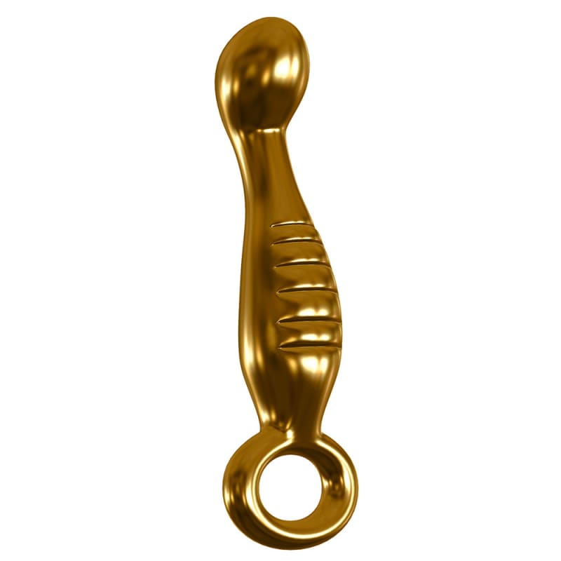 Thumb for main image Icicles Gold Edition G04 G-Spot and P-Spot Glass Dildo