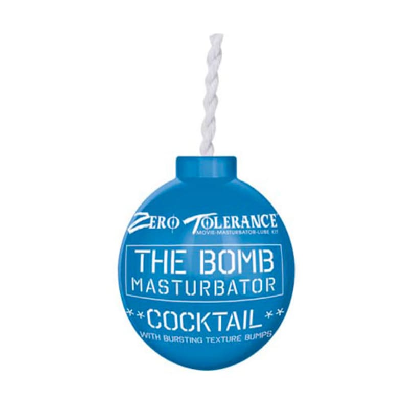 Thumb for main image The Bomb Masturbator Cocktail Textured Stroker Sleeve Blue