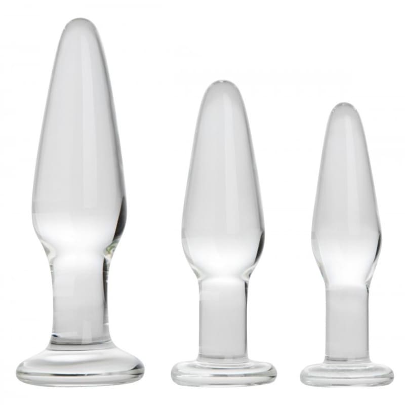 Thumb for main image Dosha 3 Piece Glass Anal Plug Kit