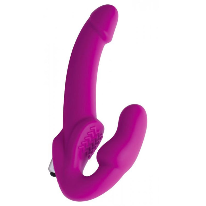 Thumb for main image Evoke Vibrating Strapless Silicone Strapon Dildo