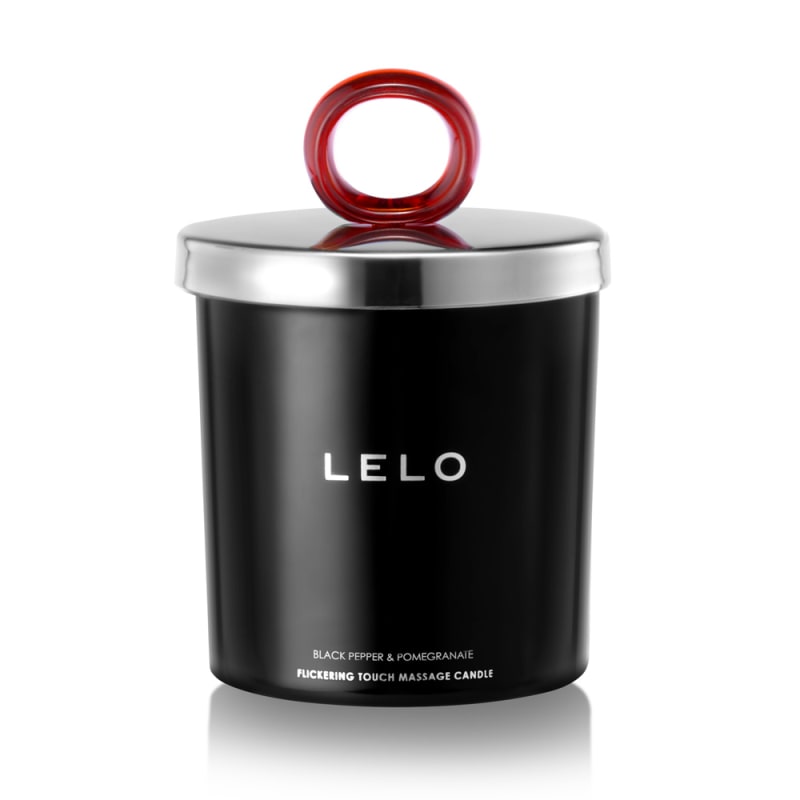 Thumb for main image Lelo Black Pepper And Pomegranate Flickering Touch Massage Candl