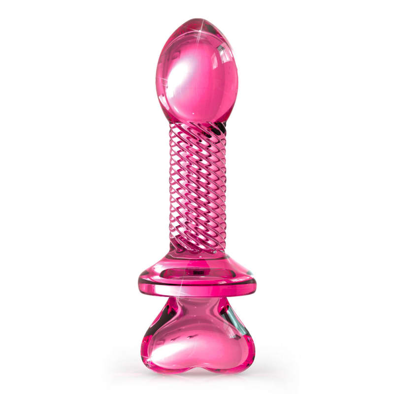 Thumb for main image Icicles No.82 Hand Blown Glass Juicer Pimpled Dildo Pink