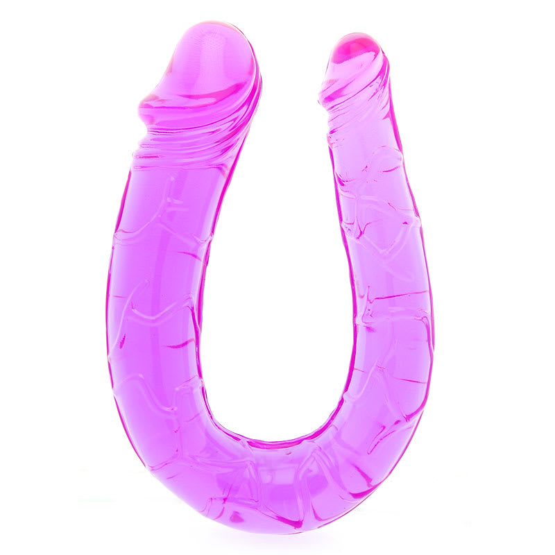 Thumb for main image Pink Double Dildo Jelly Mini Dong