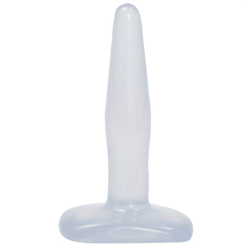 Thumb for main image Small Slim Jelly Butt Plug with Base Clear