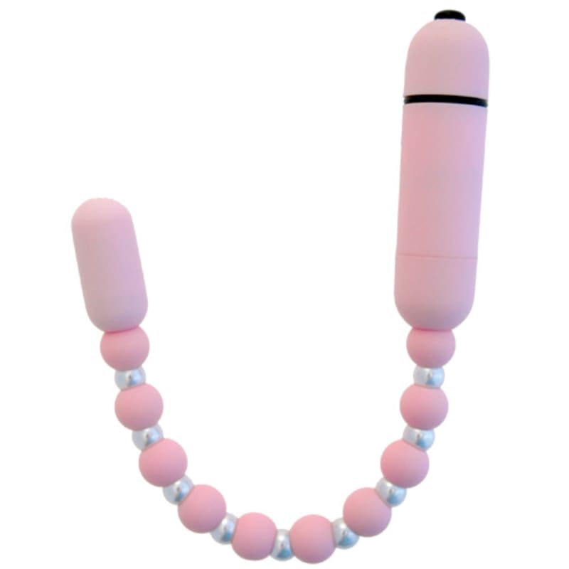 Thumb for main image Booty 2 Vibrating Flexible Soft Touch Anal Beads in Pink