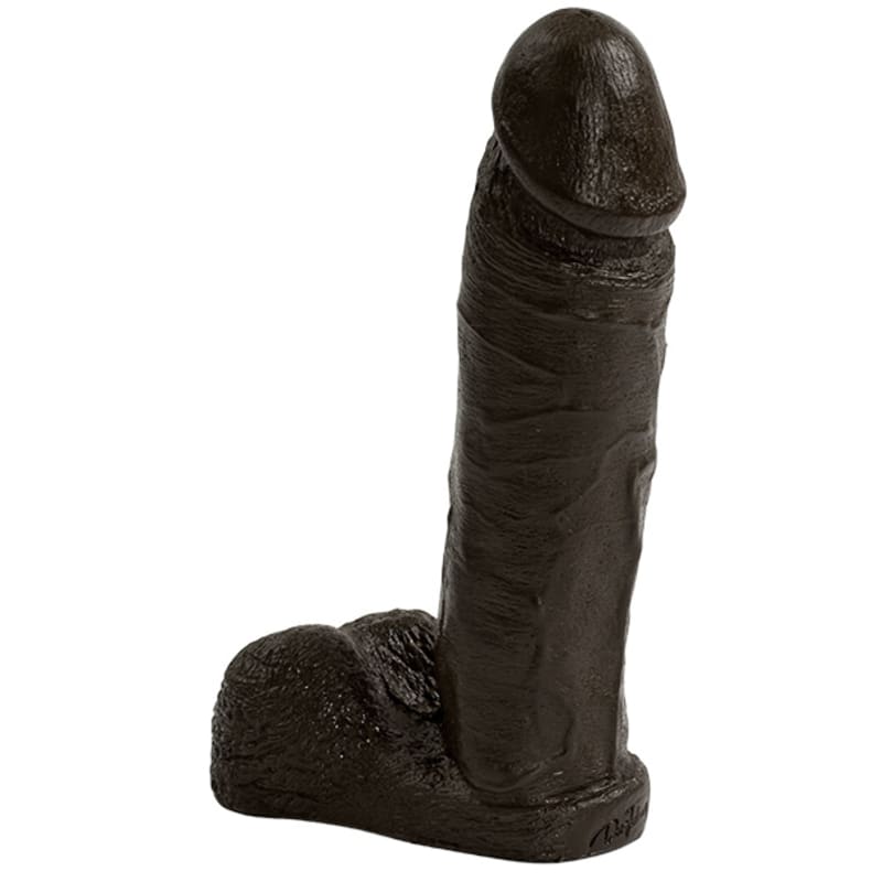 Thumb for main image VacULock 8 inch Black Strap On Attachment Dildo