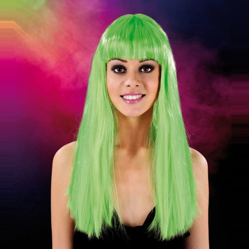 Thumb for main image Cabaret Wig Green Long