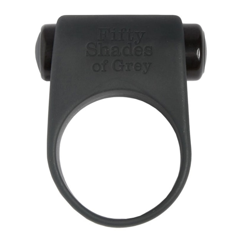 Thumb for main image Fifty Shades Of Grey Feel it Baby Vibrating Cock Ring Grey