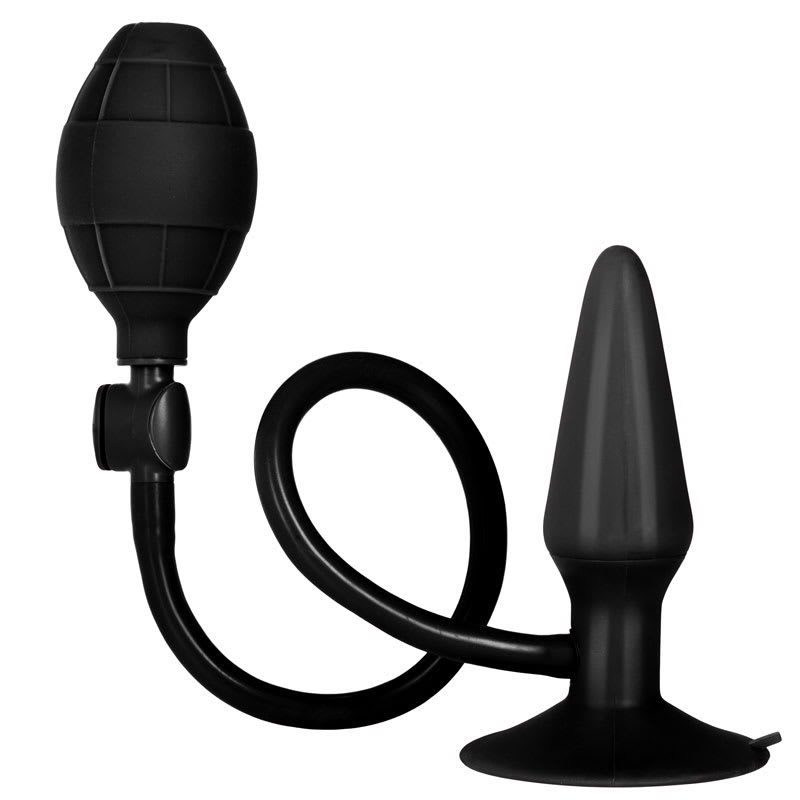 Thumb for main image Black Booty "Call Pumper" Silicone Inflatable Butt Plug Small