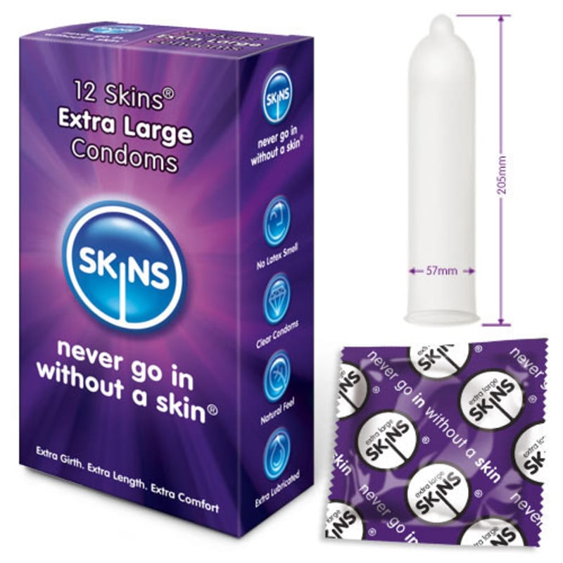 Thumb for main image Skins Condoms Extra Large 12 Pack