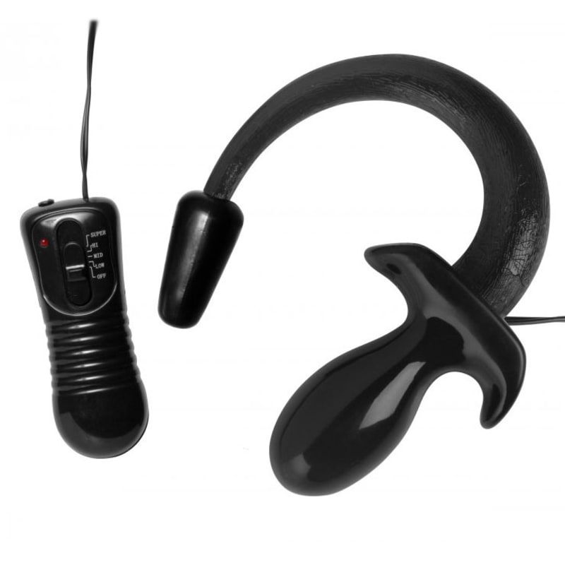 Thumb for main image Vibrating Dog Tail Butt Plug