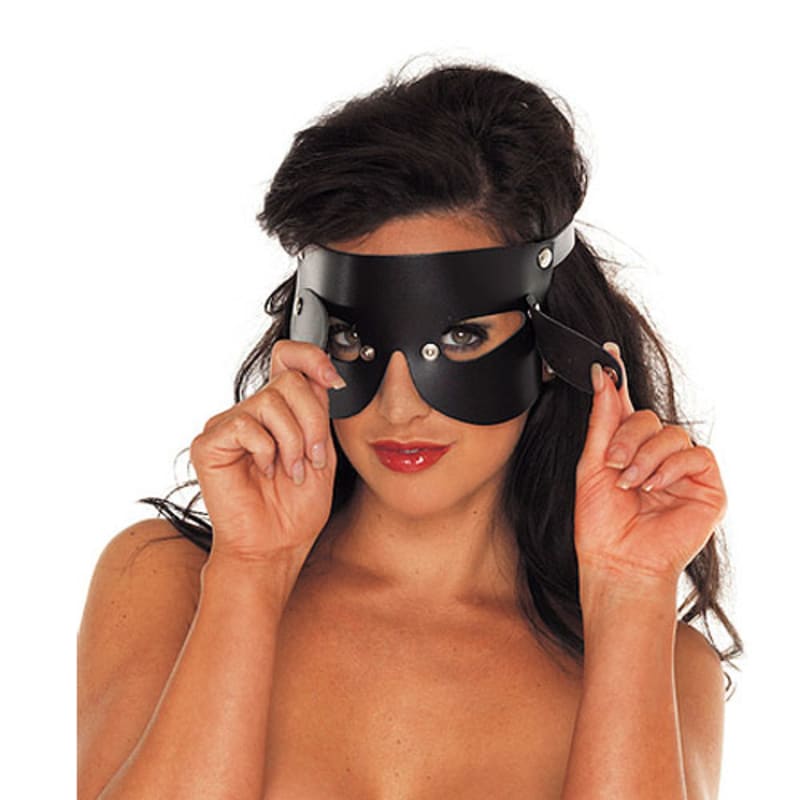 Thumb for main image Leather Blindfold with Detachable Blinkers