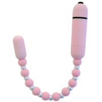 Booty 2 Vibrating Flexible Soft Touch Anal Beads in Pink