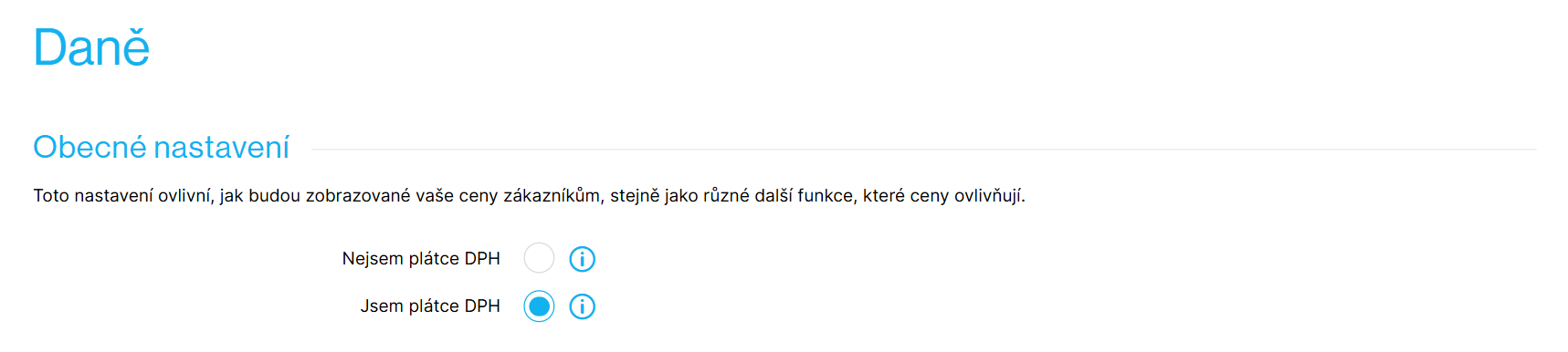 E-shop v režimu plátce DPH
