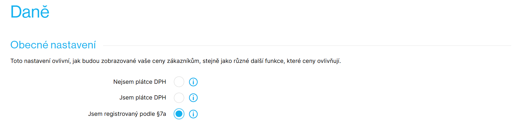 Specifické daňové nastavení ve slovenské verzi Shoptetu