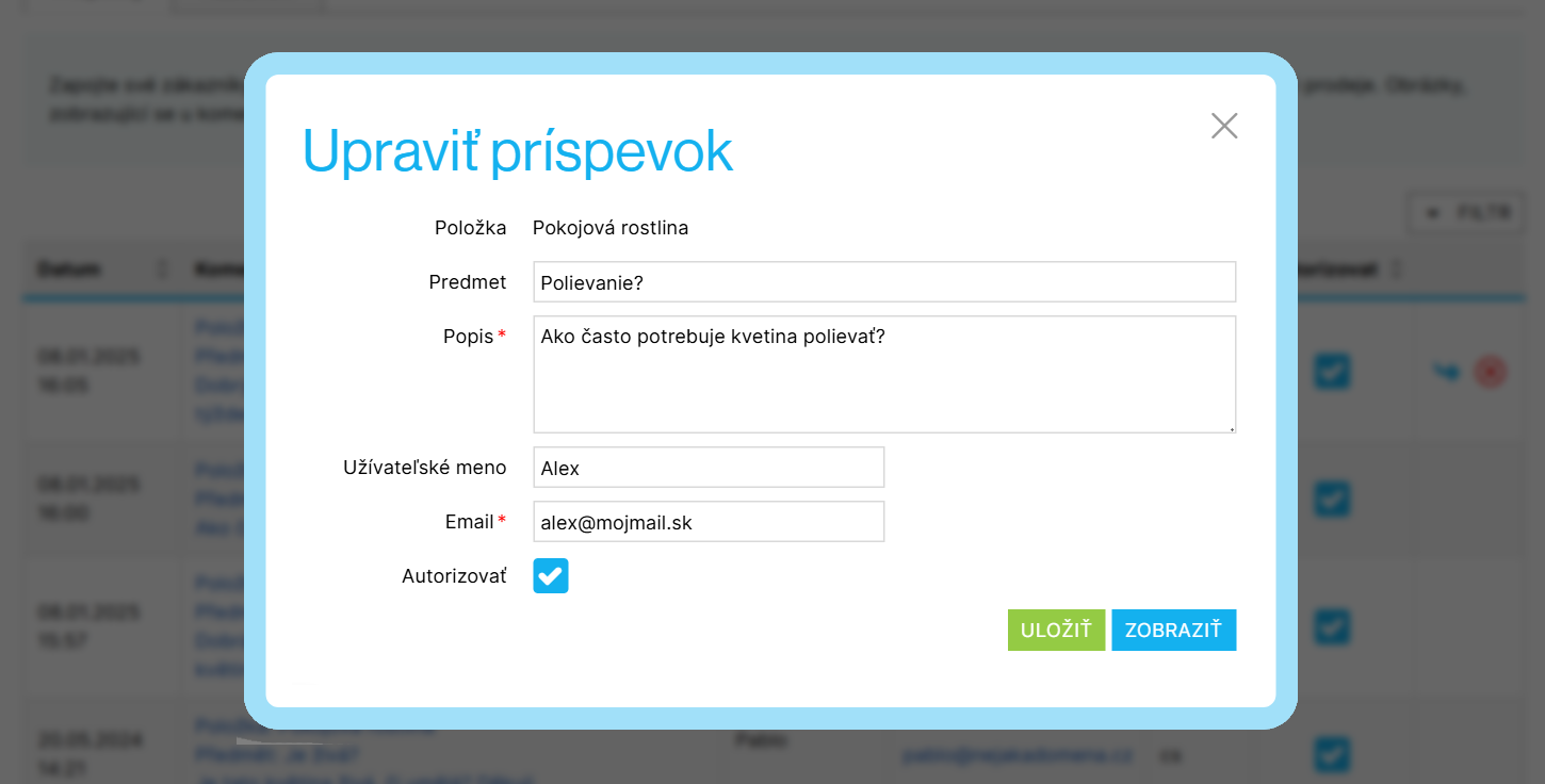 Detail diskusného príspevku