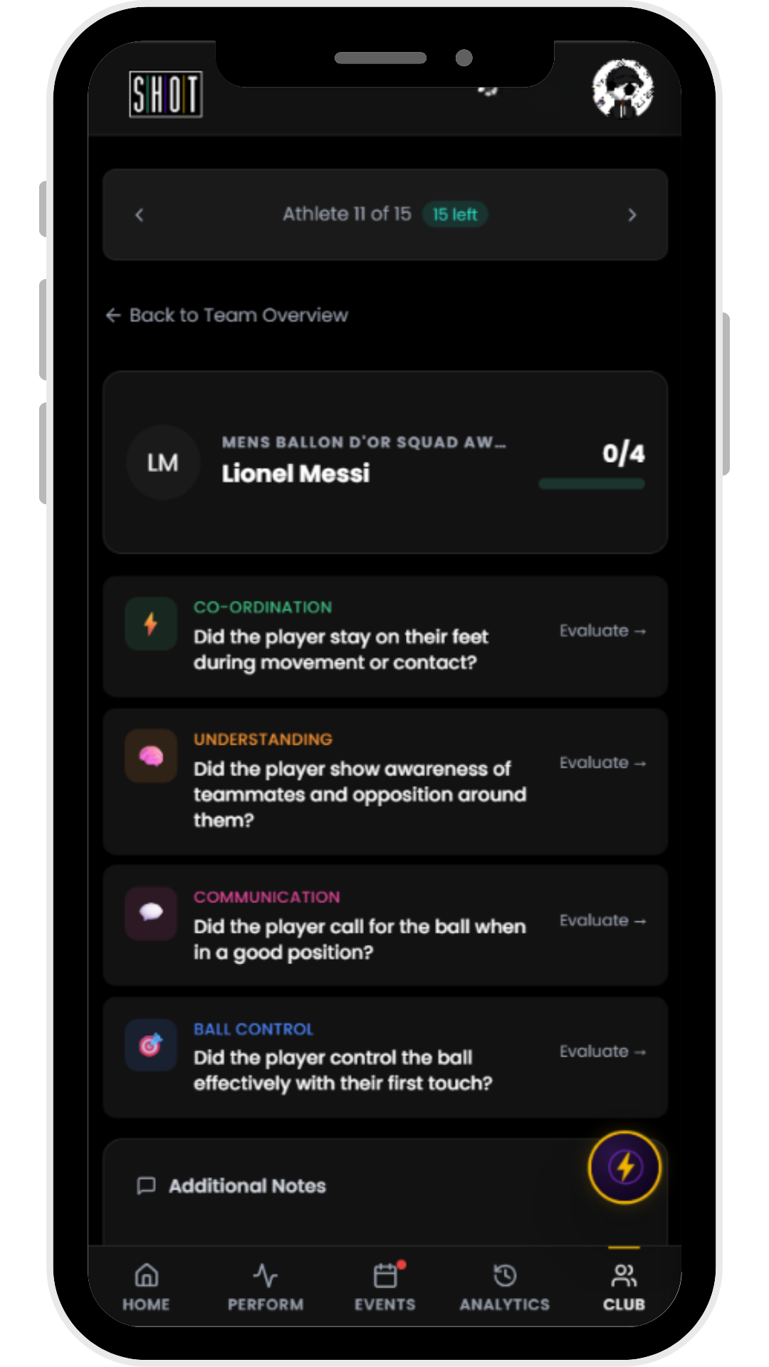Framework selection