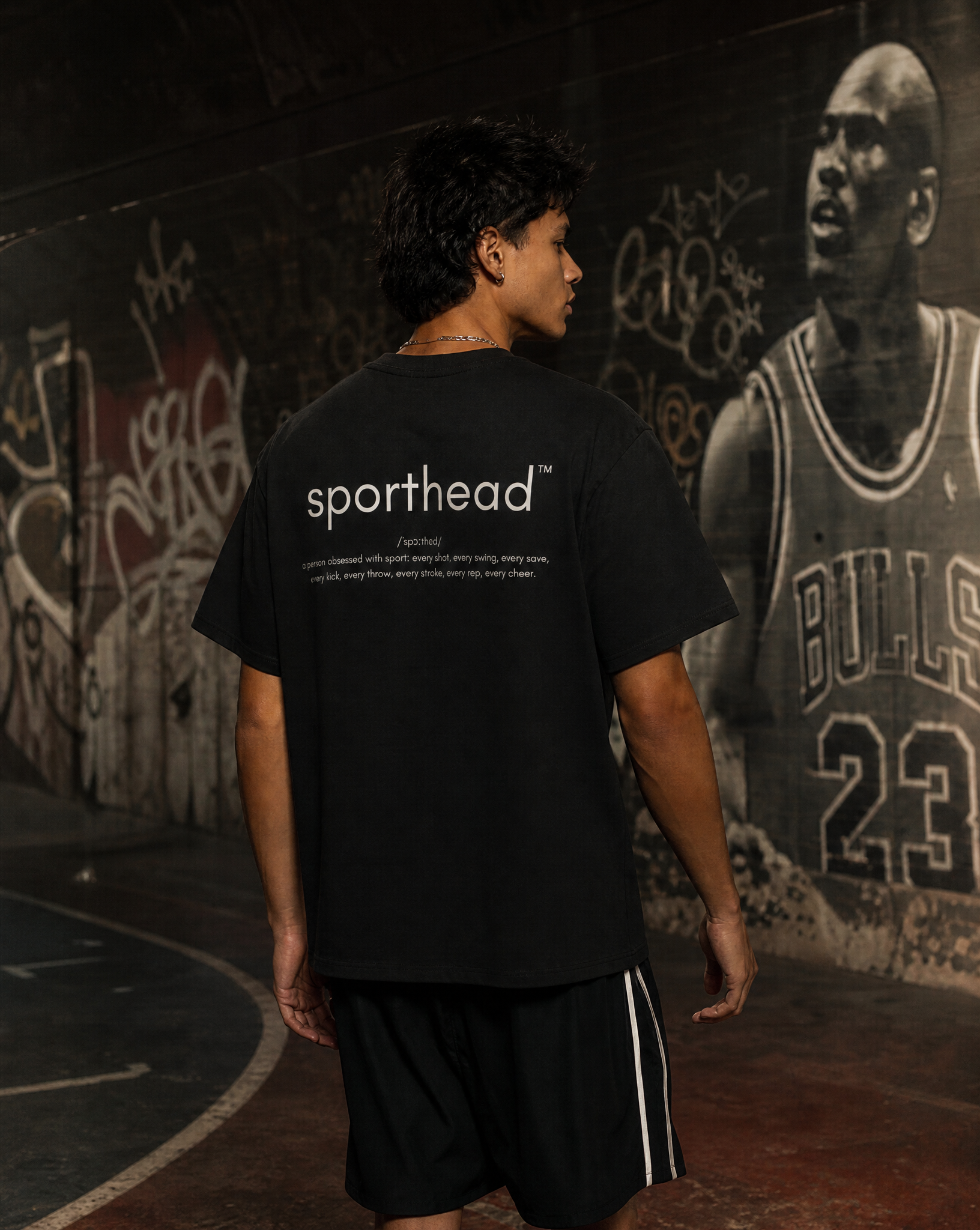 SHOT Sporthead tee back print