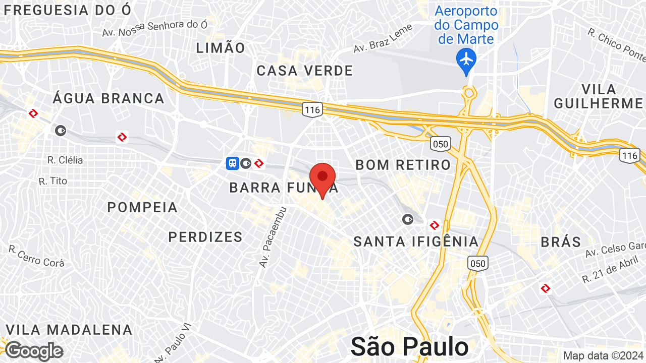 R. Barra Funda - Barra Funda, São Paulo - SP, 01152-000, Brasil