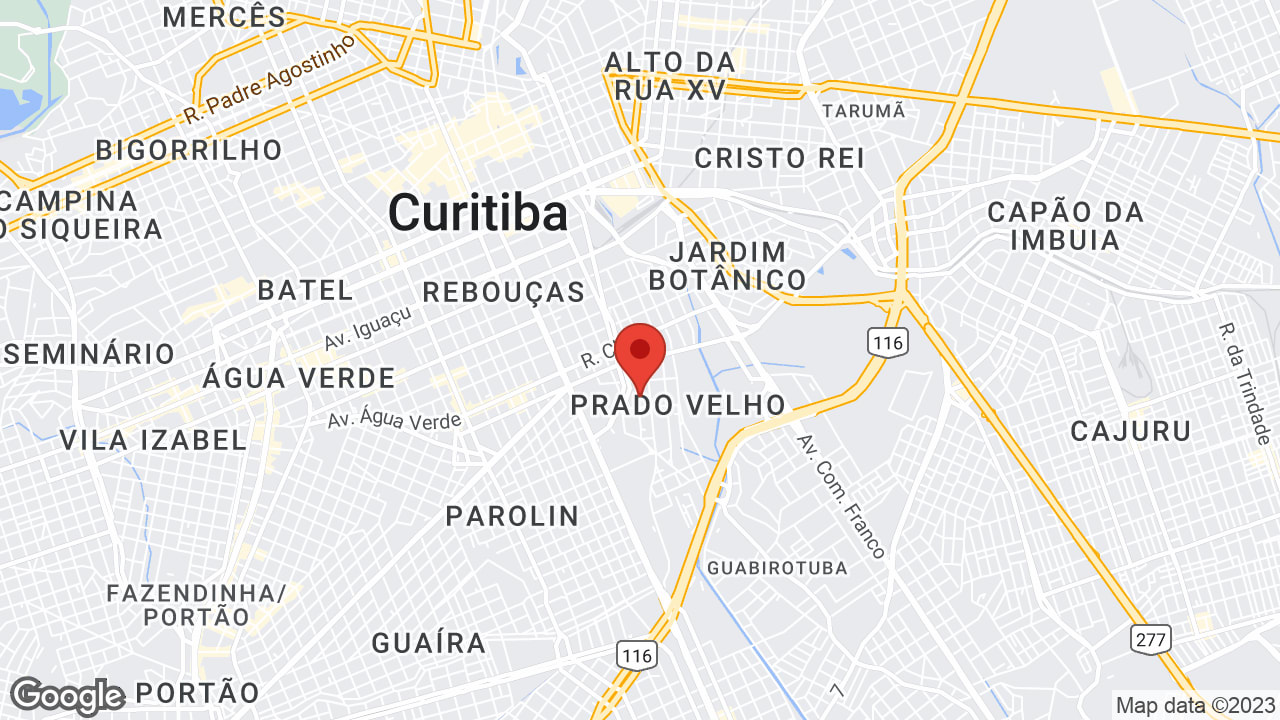 Rua Dr. Reynaldo Machado, 1097 - Prado Velho, Curitiba - PR, 80215-242, Brasil