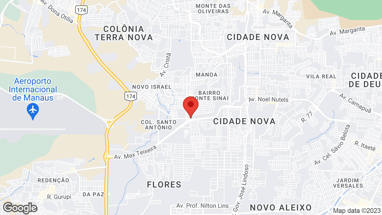 Av. Noel Nutels, 11 - Cidade Nova, Manaus - AM, 69088-745, Brasil