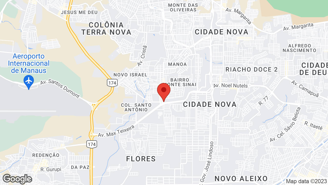 Av. Noel Nutels, 11 - Cidade Nova, Manaus - AM, 69088-745, Brasil