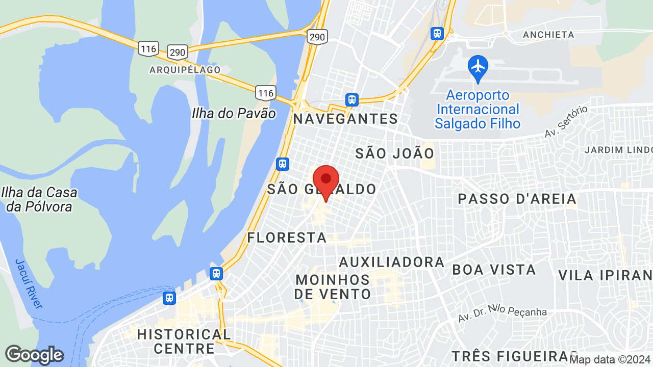 Av. Berlim, 126 - São Geraldo, Porto Alegre - RS, 90240-580, Brasil